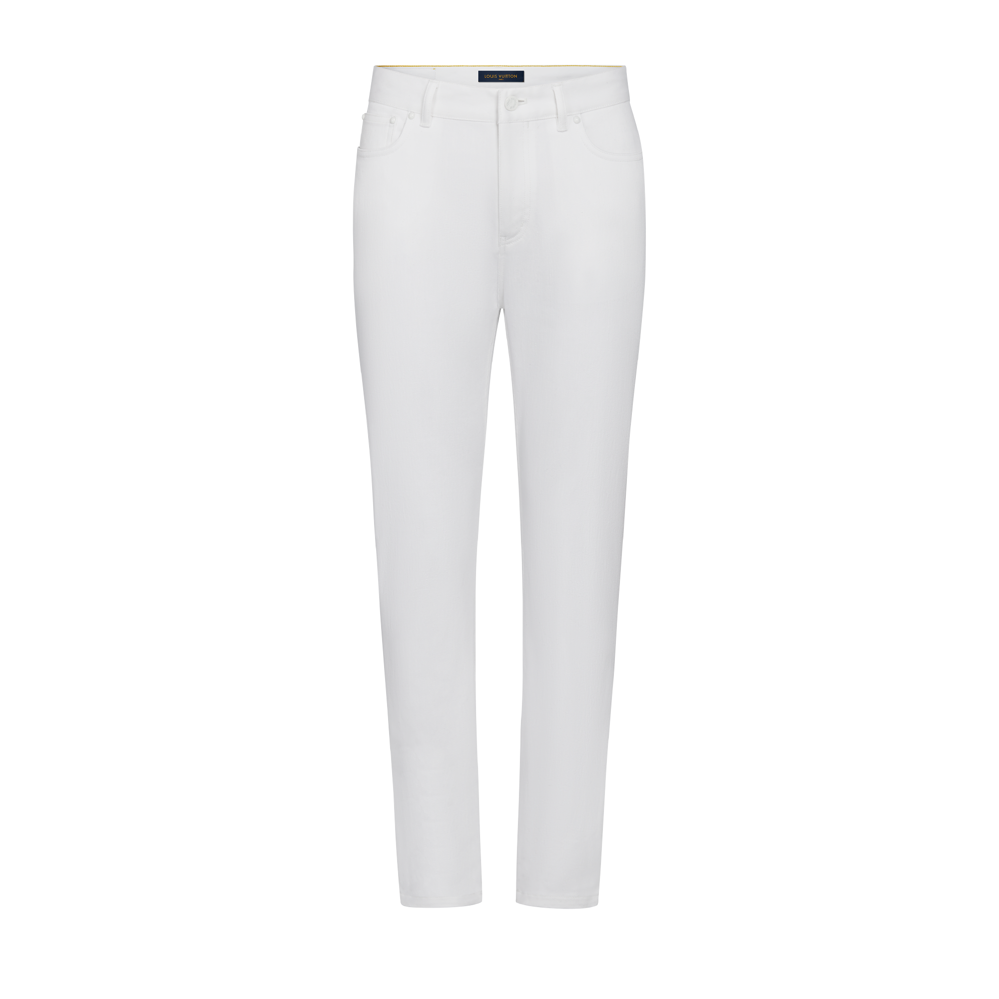 Slim Stretch Denim Trousers - Luxury White | LOUIS VUITTON